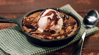 Chocolate Chip Pecan Skillet Cookie Sundaes Recipe | The Chew - ABC.com