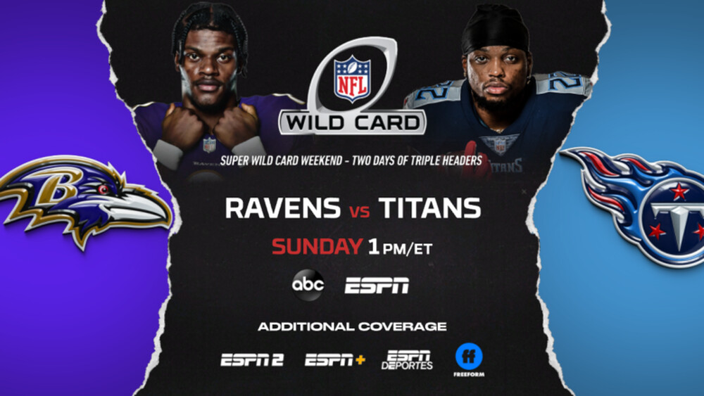 Wild Card Weekend: Ravens vs. Titans live stream info, TV schedule, and  game time - Bleeding Green Nation