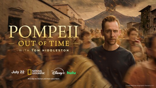 Watch 'Pompeii: Out of Time with Tom Hiddleston' premiering July 22 on National Geographic