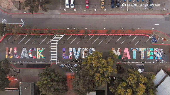 WATCH: 16 artists paint Black Lives Matter mural Video | All Good