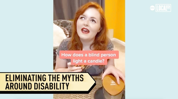 Blind TikToker Lucy Edwards destroys myths about living with a disability