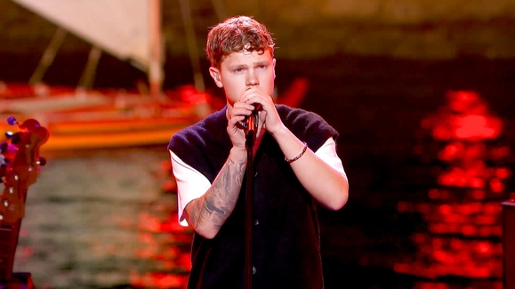 Olivier Bergeron Pours His Heart Into Jelly Roll's 'I Am Not Okay' on American Idol
