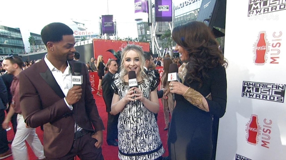 Sabrina Carpenter Red Carpet Interview - AMAs 2015
