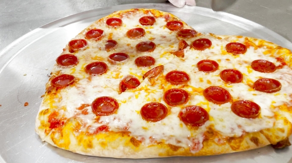 Spread the love this Valentine’s with a tasty heart-shaped pizza