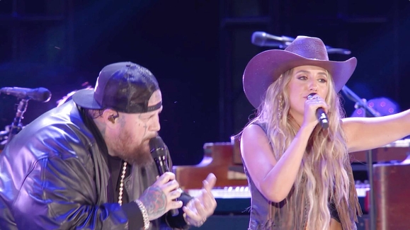 Jelly Roll and Lainey Wilson Perform Save Me at CMA Fest 2024