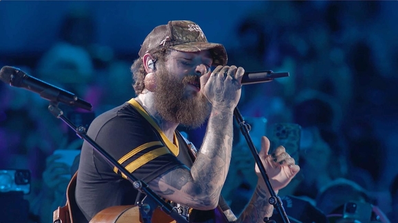 Post Malone and Blake Shelton Perform Pour Me A Drink at CMA Fest 2024