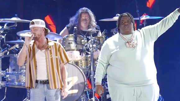 Bailey Zimmerman and BigXthaPlug Perform 'All The Way' at CMA Fest 2025