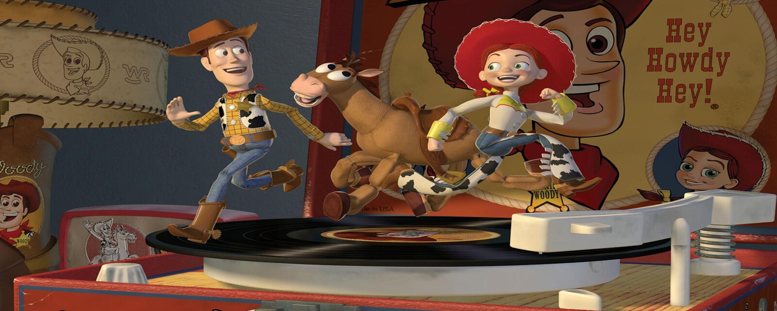 Toy Story Bonnie plays with Jessie and Bullseye, Can you fe…