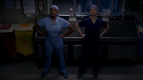 Grey's Anatomy Amelia Superhero Pose