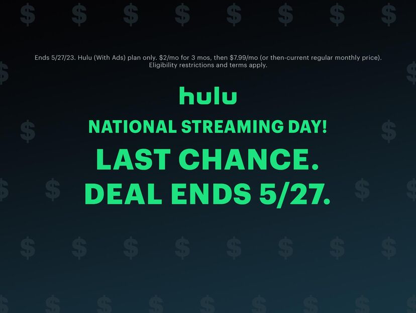 Get Hulu (With Ads) for $2/month for 3 months,