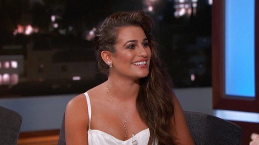 Lea Michele Talks Vomiting While Singing Let It Go Jimmy Kimmel