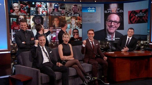 Clark Gregg (Phil Coulson) Crashes the Avengers Cast's Q&A