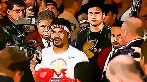 Jimmy Kimmel Joined Manny Pacquiao's Entourage