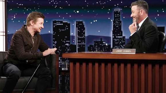 Watch Jeremy Renner On Snowplow Accident Getting Kicked Out Of The Icu And Get Well Cameo