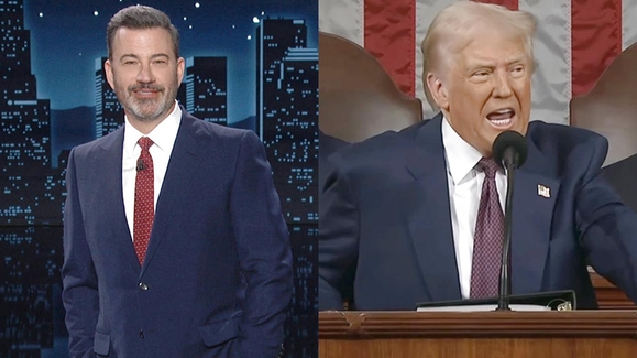 WATCH: Jimmy Kimmel Reacts to Donald Trump's Address to Congress Video |  Jimmy Kimmel Live!