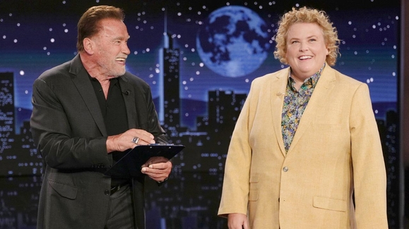 Arnold Schwarzenegger Pumps Up Fortune Feimster's Guest Host Monologue