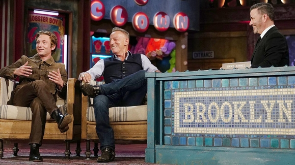 Bruce Springsteen and Jeremy Allen White on New Movie, Doing Karaoke and Bruce's Message for America