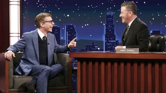 Sean Hayes on Dodgers World Series Game with Jason Bateman and SmartLess at the Hollywood Bowl