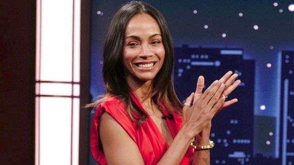 Zoe Saldana on Her Mom Embarrassing Her, Avatar: Fire and Ash and She Teaches Jimmy Her Archery Skills