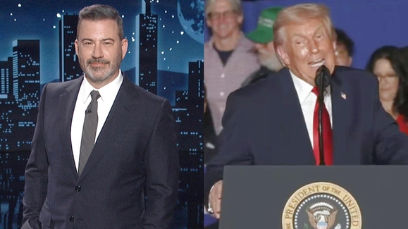 Trump Delivers Crazy Offensive Racist Speech, Calls Jimmy Kimmel a Moron and Brags About His Health