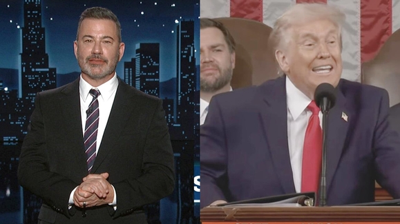 Jimmy Kimmel Reacts to Donald Trump's State of the Union Address 2026