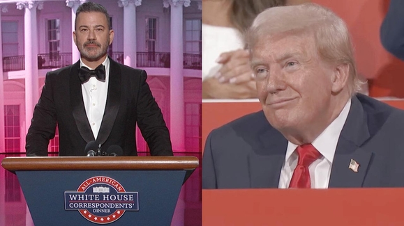 Jimmy Kimmel Roasts Trump and His MAGA Minions at Our Alternative White House Correspondents' Dinner