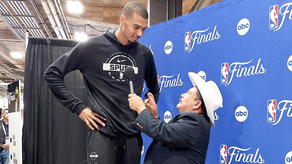 Guillermo at NBA Media Day 2026