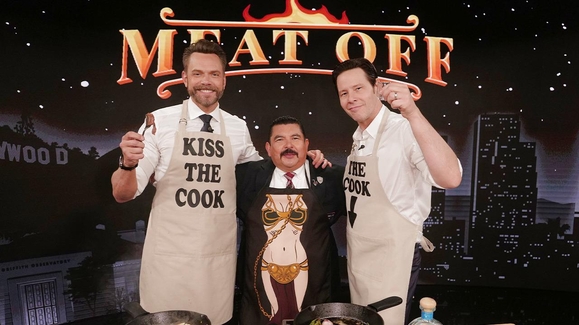 Joel McHale on Guest Hosting Kimmel During Pandemic, 30th Anniversary and Meat Off vs Ike Barinholtz