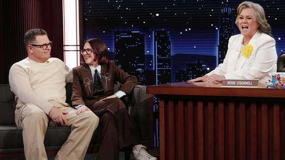 Megan Mullally and Nick Offerman on Meeting Rosie O'Donnell, Emmy Nominations and Working Together