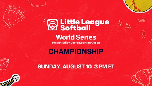 Catch the Little League Softball World Series Championship Game on ABC. See the full broadcast schedule.