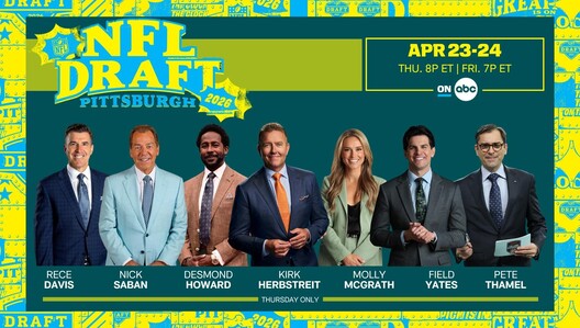 Watch the 2026 NFL Draft LIVE on ABC & ESPN April 23-25