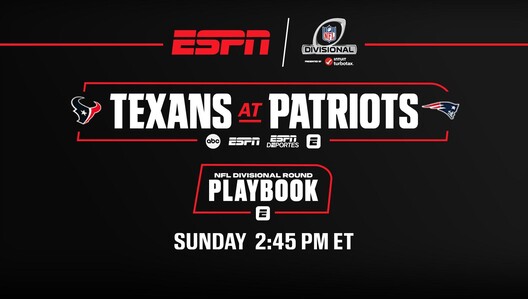 NFL Playoffs, AFC Divisional Round: Texans @ Patriots LIVE SUNDAY on ABC