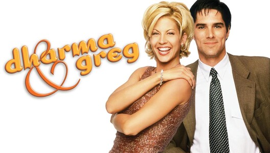 Fall in love with them all over again with 5 full seasons of "Dharma & Greg"