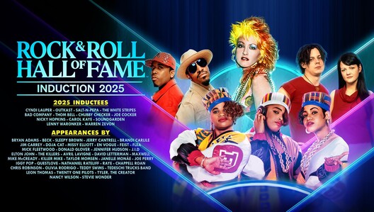 The "2025 Rock & Roll Hall of Fame Induction Ceremony" primetime special airs on ABC TOMORROW 8/7c