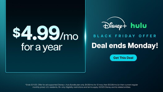 Get details on the Disney+, Hulu Bundle for $4.99/month for 12 months "Black Friday Offer" here!