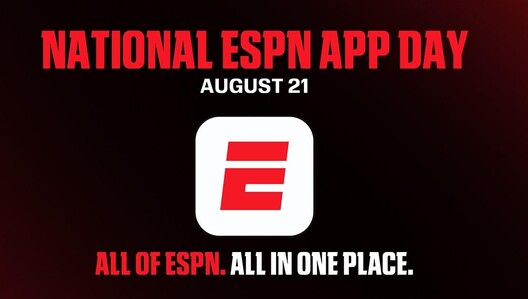 Tomorrow is National ESPN App Day! Get details & dress accordingly.