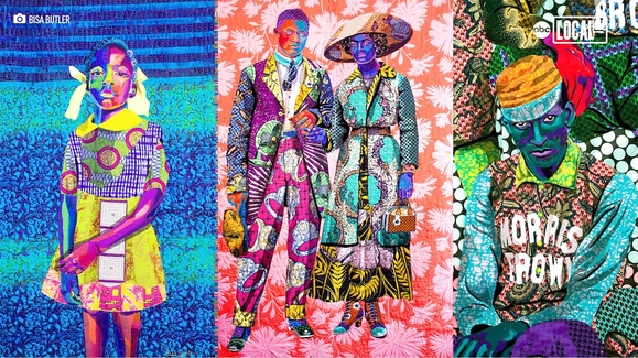 Textile Artist Builds Beautiful Quilted Portraits