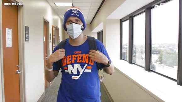 New York Islander's Biggest Fan Fights Cancer and Cheers from Texas