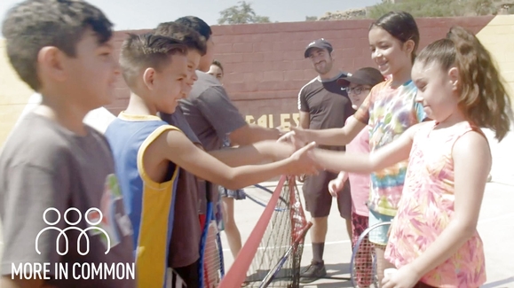 Kids Play Tennis Across the US-Mexico Line