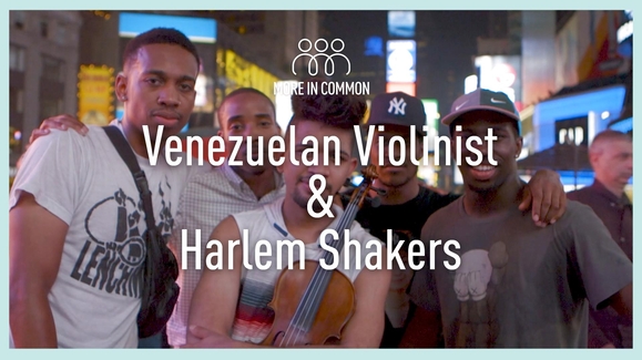 Music Mashup: Venezuelan Violinist & Harlem Shakers