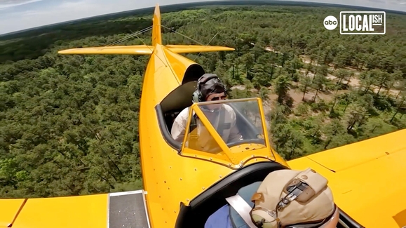 Get a birds-eye view of the Jersey Shore with a ride on a World War II biplane