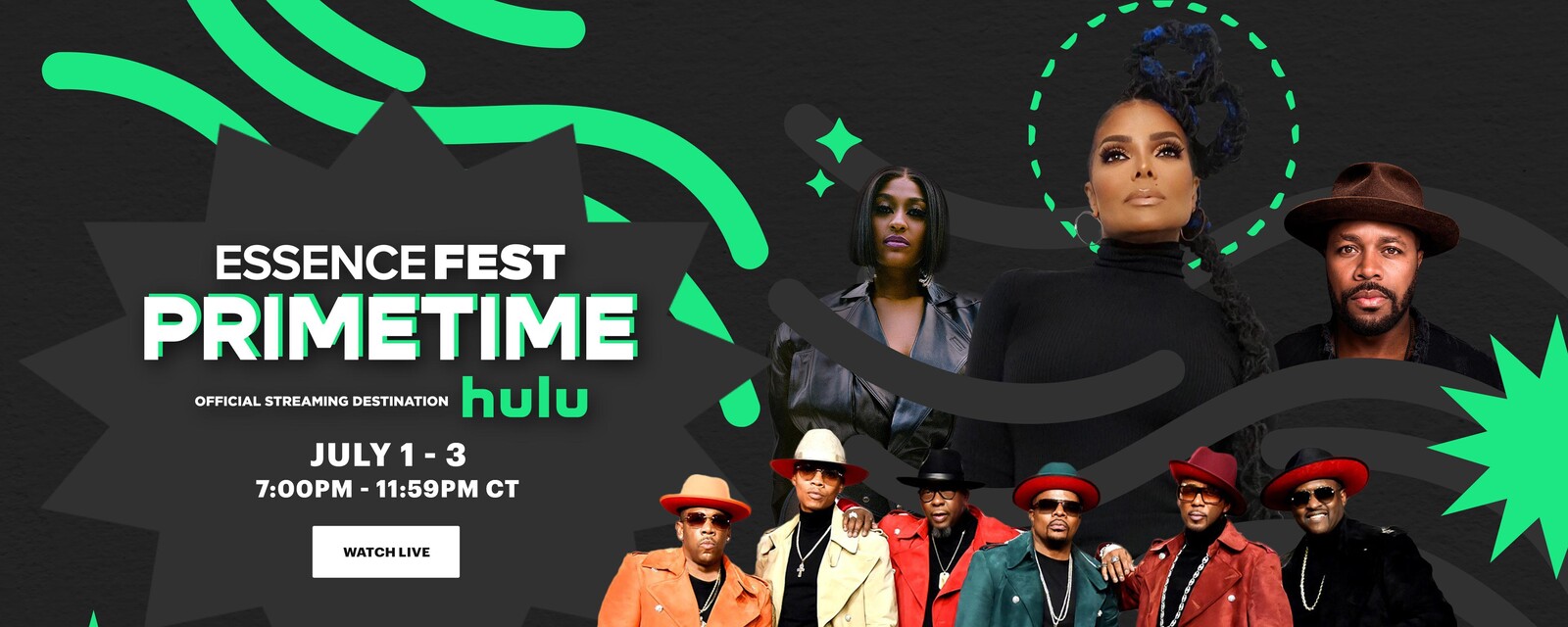 Hulu Is the Essence Fest Primetime Official Streaming Destination for 2022 Whats On Hulu