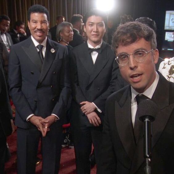 Go backstage with the winners on the Thank You Cam!