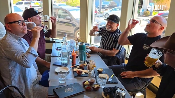 Sip, Shuck and Savor in the  Sinor-LaVallee Wine Tasting Room