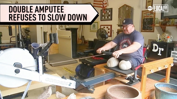 Double amputee refuses to slow down