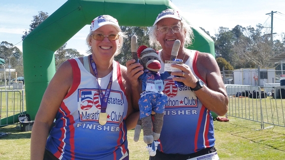 "Tan Ben Franklin" training for 777th marathon
