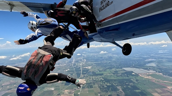 Skydivers Over Sixty soar into the record books