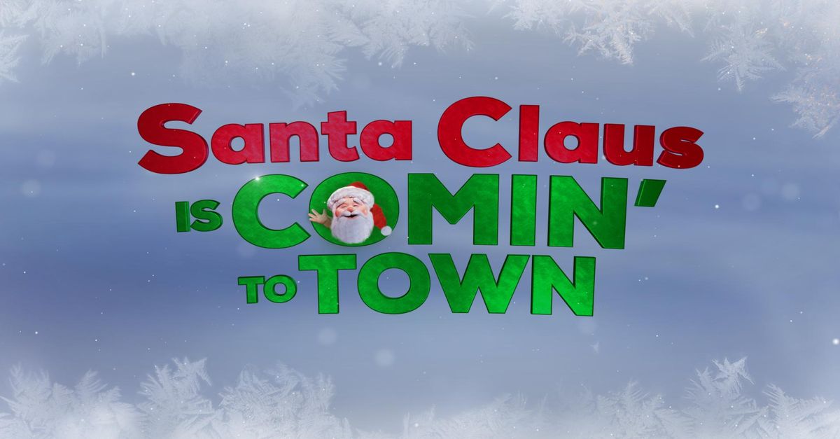 Santa Claus Is Comin To Town Abc Com