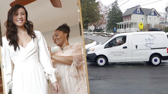 NJ woman's mobile bridal boutique hits the road