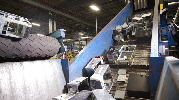 'The Beast' is the biggest electronics shredder in Texas!